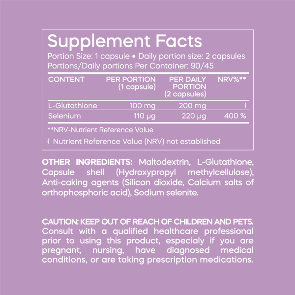 l-glutatione selenium nutrition facts